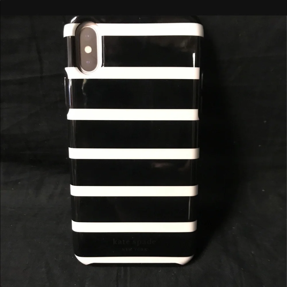 Kate Spade New York Ring & Stripe Resin iPhone Xs/ - Picture 3 of 5